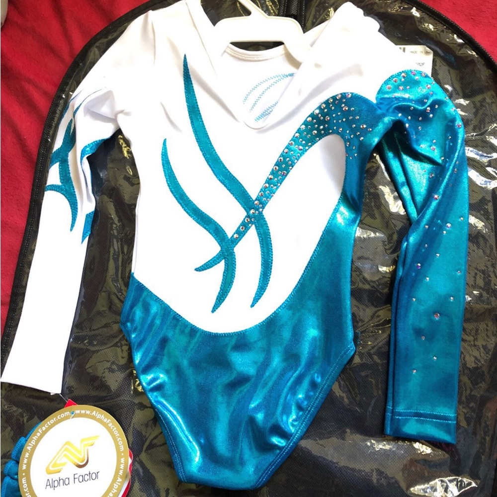 Gymnastics leotard for competition girls 6,7, and 8.